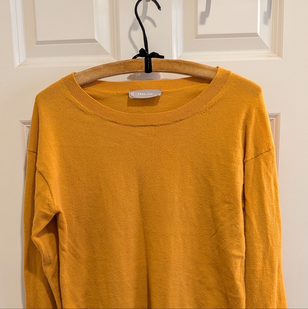 Everlane Mustard Sweater